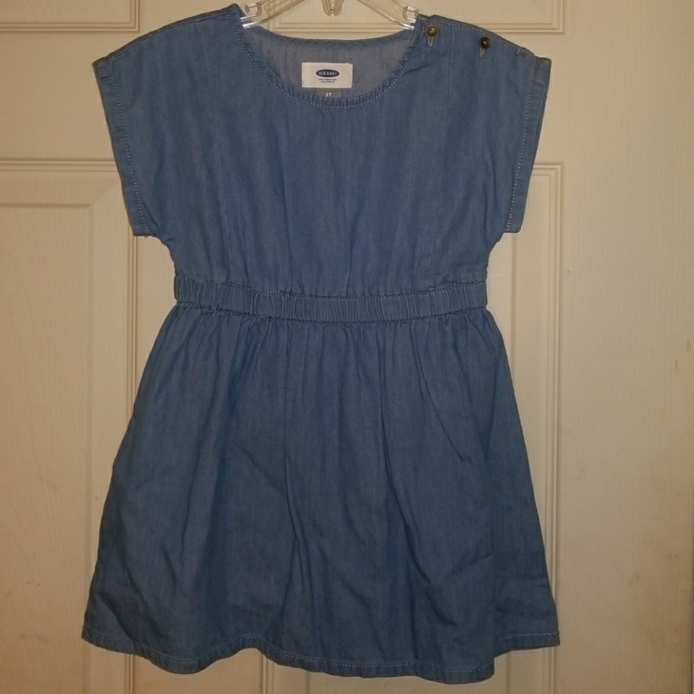 OLD NAVY TODDLER DENIM DRESS LIGHTWEIGHT SIZE 3T